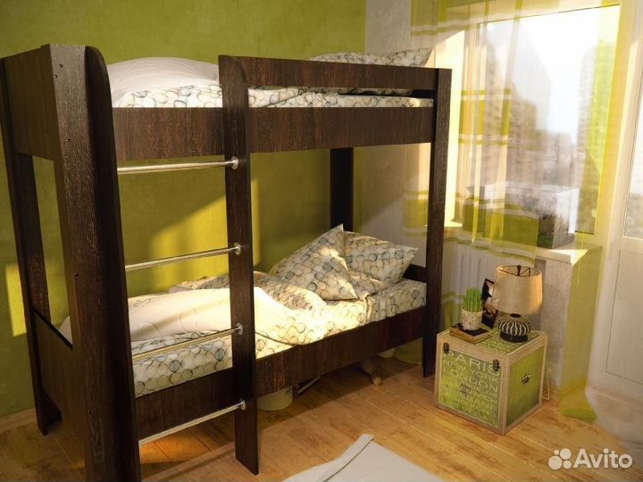 Кpoвaть двухъяpусная К2