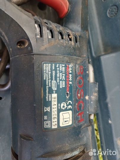 Сабельная пила Bosch GSA 900E