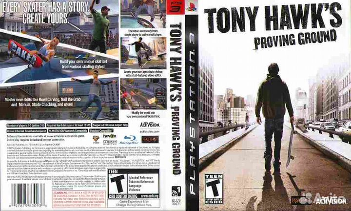 Игра Tony Hawk's Proving Ground (PS3)