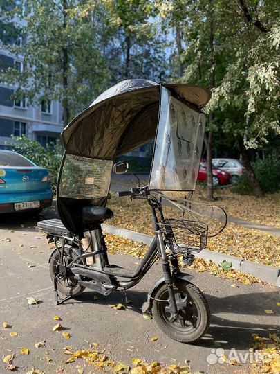 Дождевик на электровелосипед