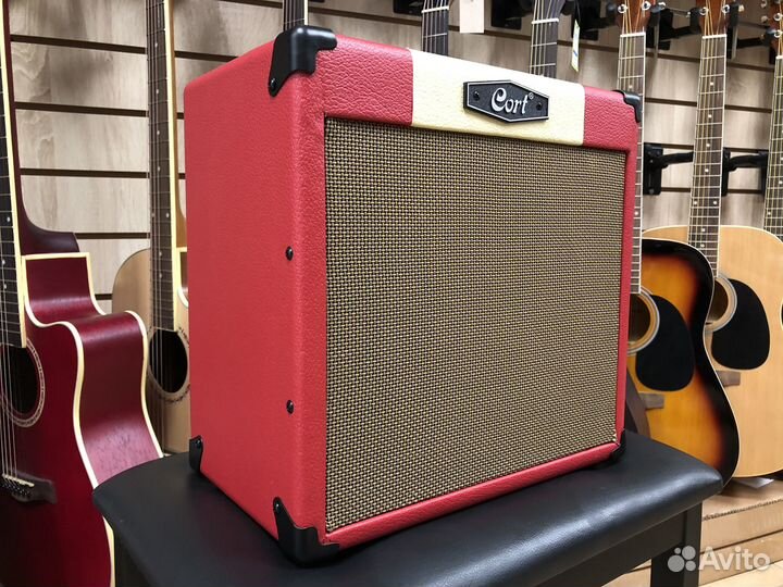Комбоусилитель Cort CM15R-EU-DR, 15Вт, (красный)