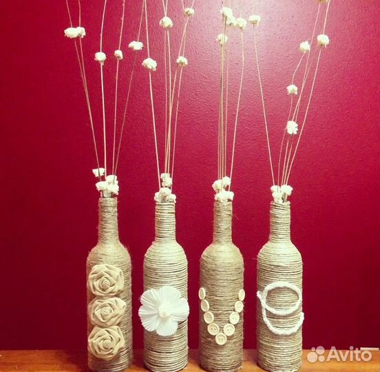 Бутылка стеклянная из под шампанского и вин. Нап