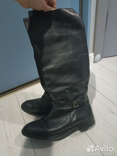 Женские сапоги zara 40