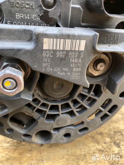 Генератор VW Passat B7 140A Valeo