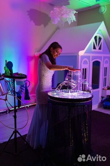 Шоу мыльных пузырей