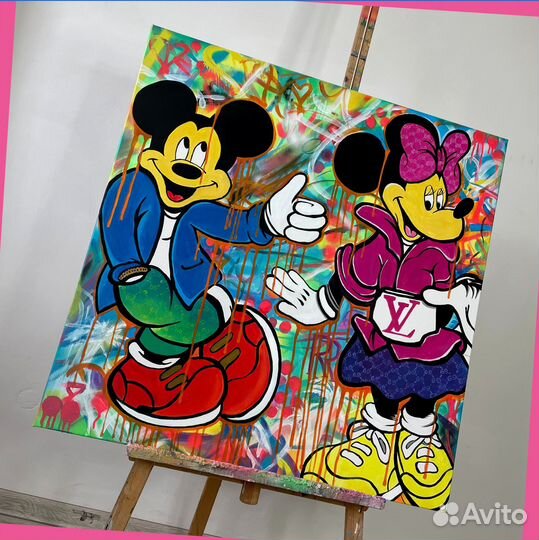 Картины современного стиля на заказ на холсте