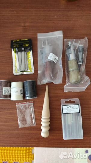 Ручная швейная машинка для кожи плюс набор