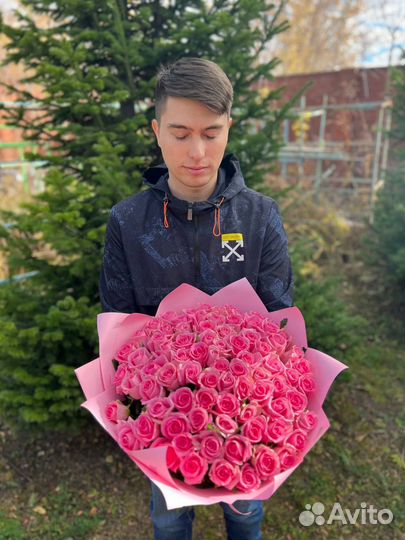 101 роза оптом