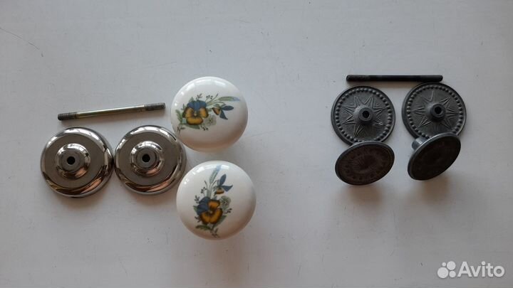 Ручки дверные СССР (керамика, металл)