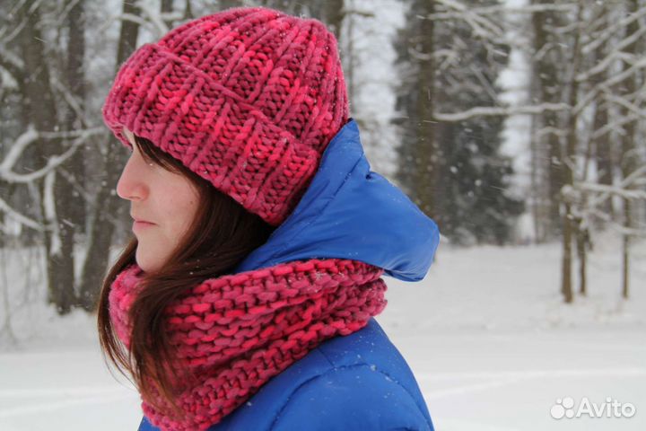 Шапка и снуд женские новые