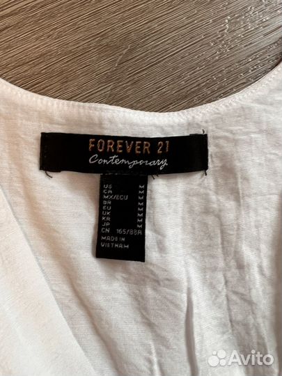 Блузка на работу в офис на лето Forever21, М-S