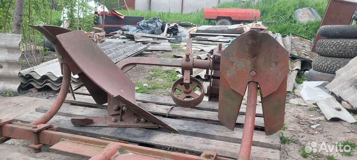 Плуг для зим 350 мини трактор