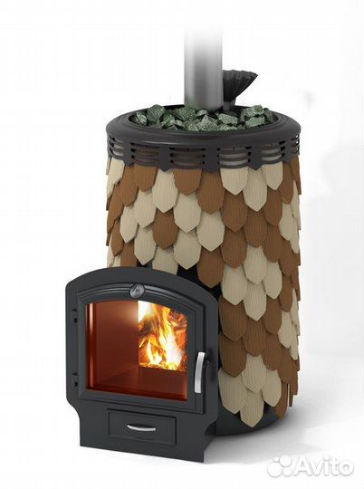 Печь банная Альфа Панголина Лайт Inox чдбсэ зк ша