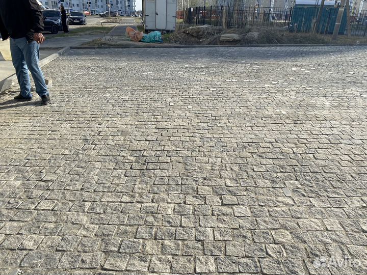 Укладка брусчатки