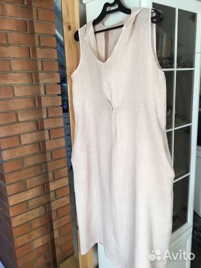 Платье бохо лен Италия