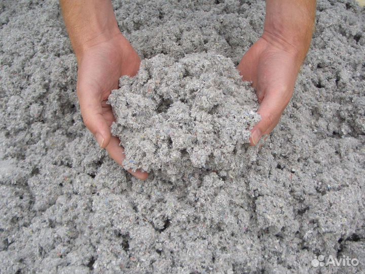 Утепление эковатой в Давлеканово (услуга+материал)