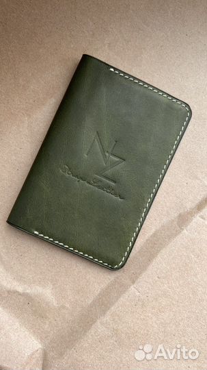 Обложка на паспорт натуральная кожа