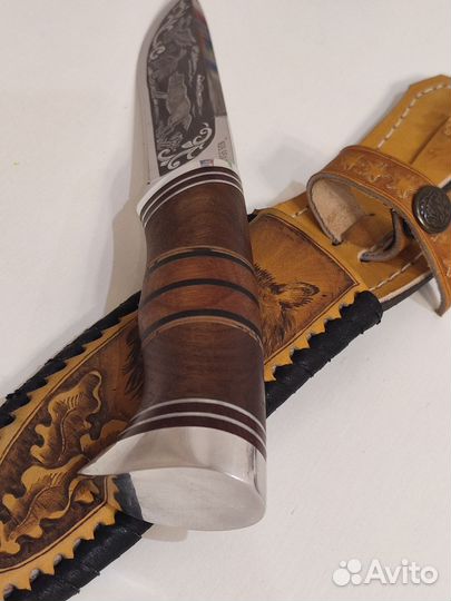 Кованный нож охотничий