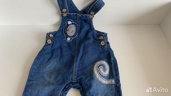 Джинсовый комбинезон детский Mothercare 80
