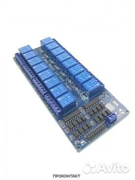 Модуль реле 16 каналов 5В