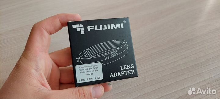 Переходник M42-Canon с чипом Fujimi fjar-42EOSi II