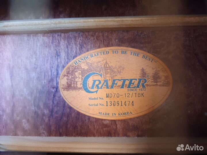 Crafter MD-70 (Korea) с темброблоком Fishman