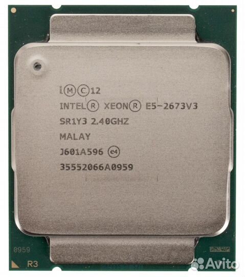 Intel Xeon E5-2673 V3 (LGA2011-3) 24 потока