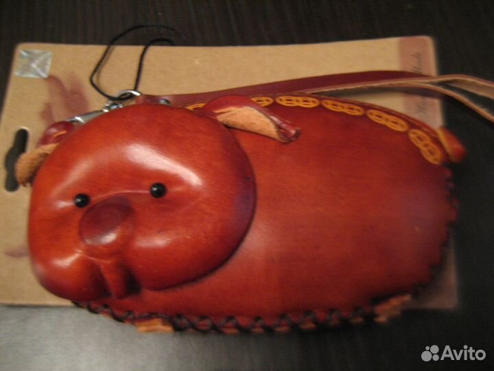 Сумочка. Мини портфель - аксессуар. Свинка.17