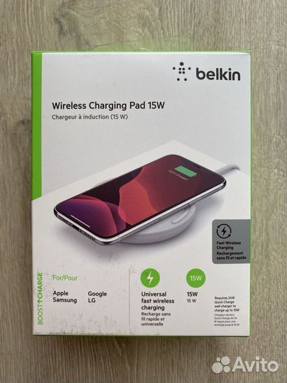 Беспроводная зарядка Belkin