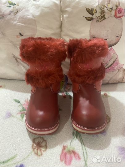 Сапоги зимние для девочки 26 размер новые