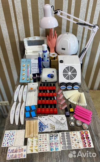 Профессиональный набор для наращивания ногтей