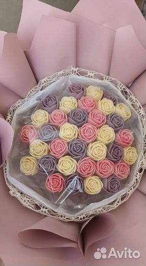 Съедобные букеты из шоколада