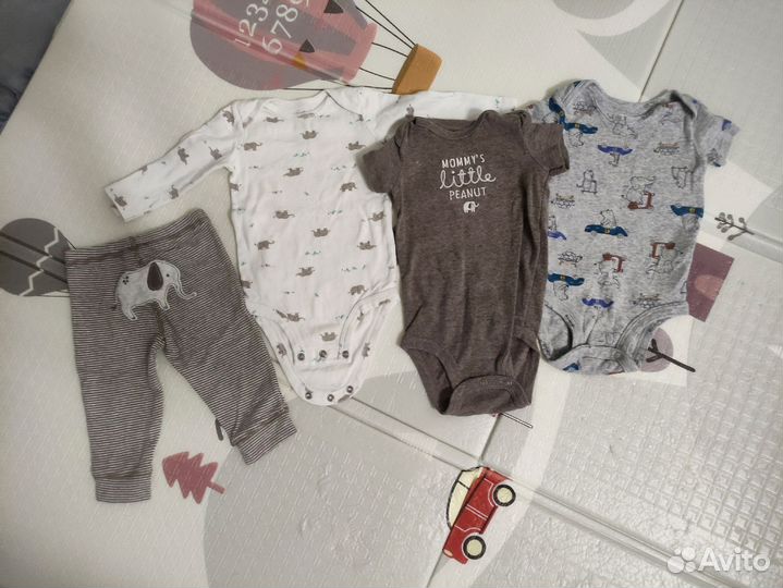 Фирменные вещи пакетом 3-6 мес. для мальчика