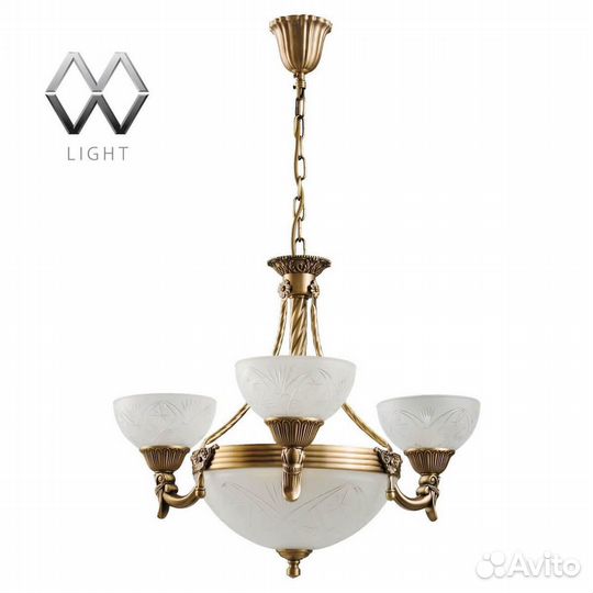 Люстра подвесная в спальню классика