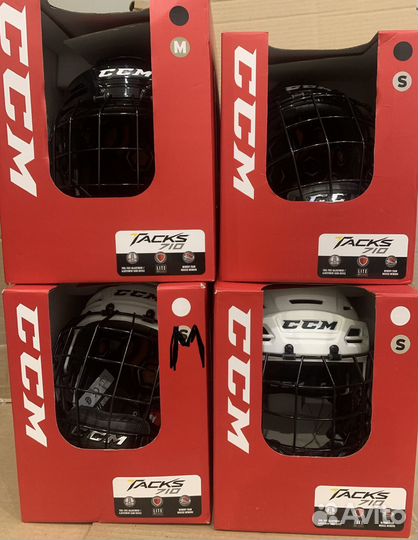 Шлем хоккейный CCM Tacks 710 с маской, S