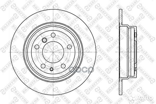 6020-1520-SX диск тормозной задний BMW E34 2.0