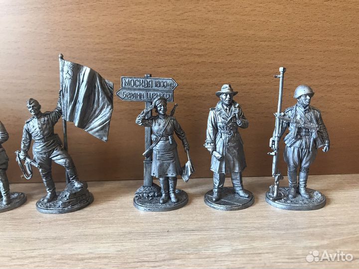 Оловянные солдатики ВОВ, вторая мировая. 54мм