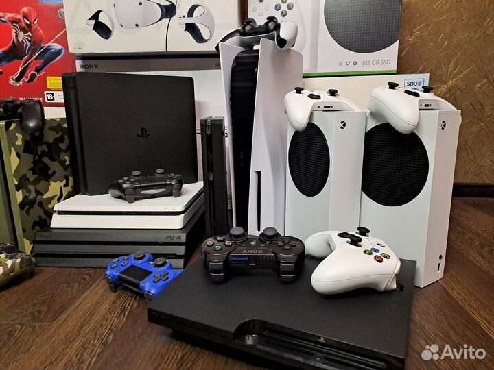 Sony Ps3/Ps4/Fat,Slim,Pro/VR/ Xbox One S/Series S