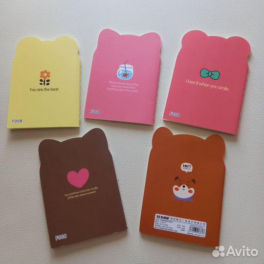 Новые блокноты набор из 5шт