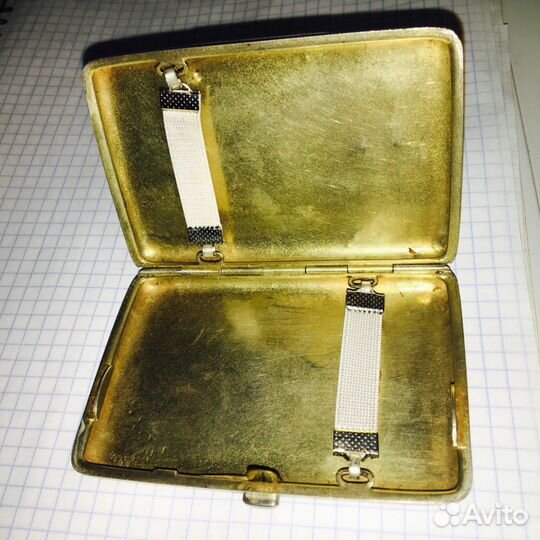 Портсигар серебряный 1897 - 1927 года