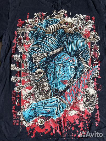 Футболки disturbia и suicide silence размер М