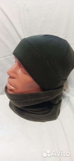 Шапка+шарф, новые военные