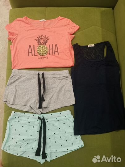 Вещи пакетом домашние, для девушки. размер 46-48