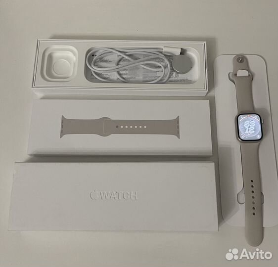 Apple watch series 9 41mm starlight aluminium