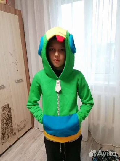 Толстовка Leon Brawl Stars Леон Бравл Старс