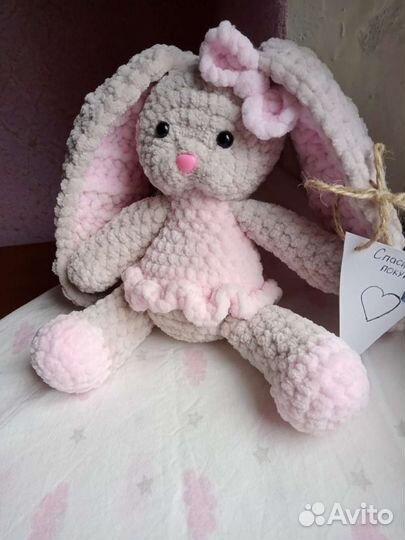 Мягкая игрушка заяц