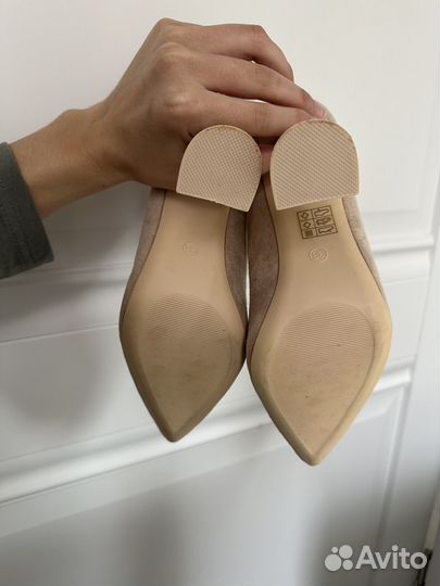 Туфли женские 38 размер бежевые