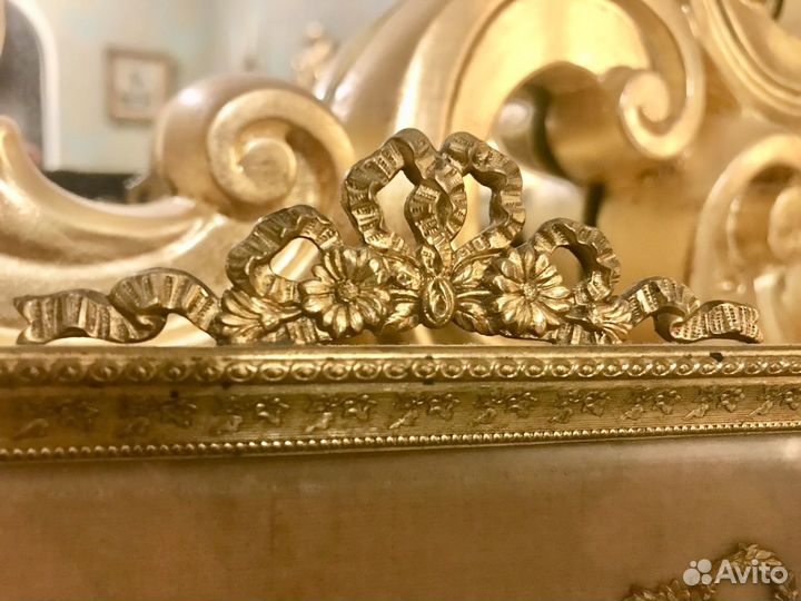 Антикварная французская Рамка фоторамка для фото