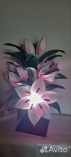 Цветок светильник из изолона