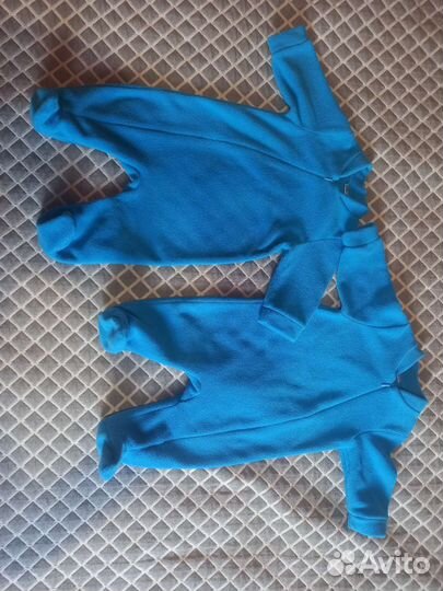 Флисовый комбинезон 68 поддева